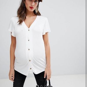 COPY - [Maternity] New Look Button Thru Tee / Sz 4